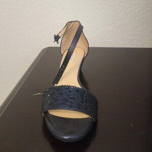 Alex Marie, Blue Moon Wedge Sandals (Size 8)